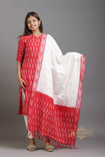 Handcrafted Heritage Ikkat Cotton - 3 Piece Suit Set - Breathable and Comfortable cotton