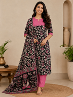 Authentic Kalamkari 3 piece kurta set – Breathable and Comfortable cotton