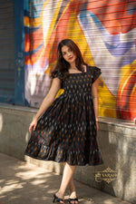 Authentic ikkat Midi Dress