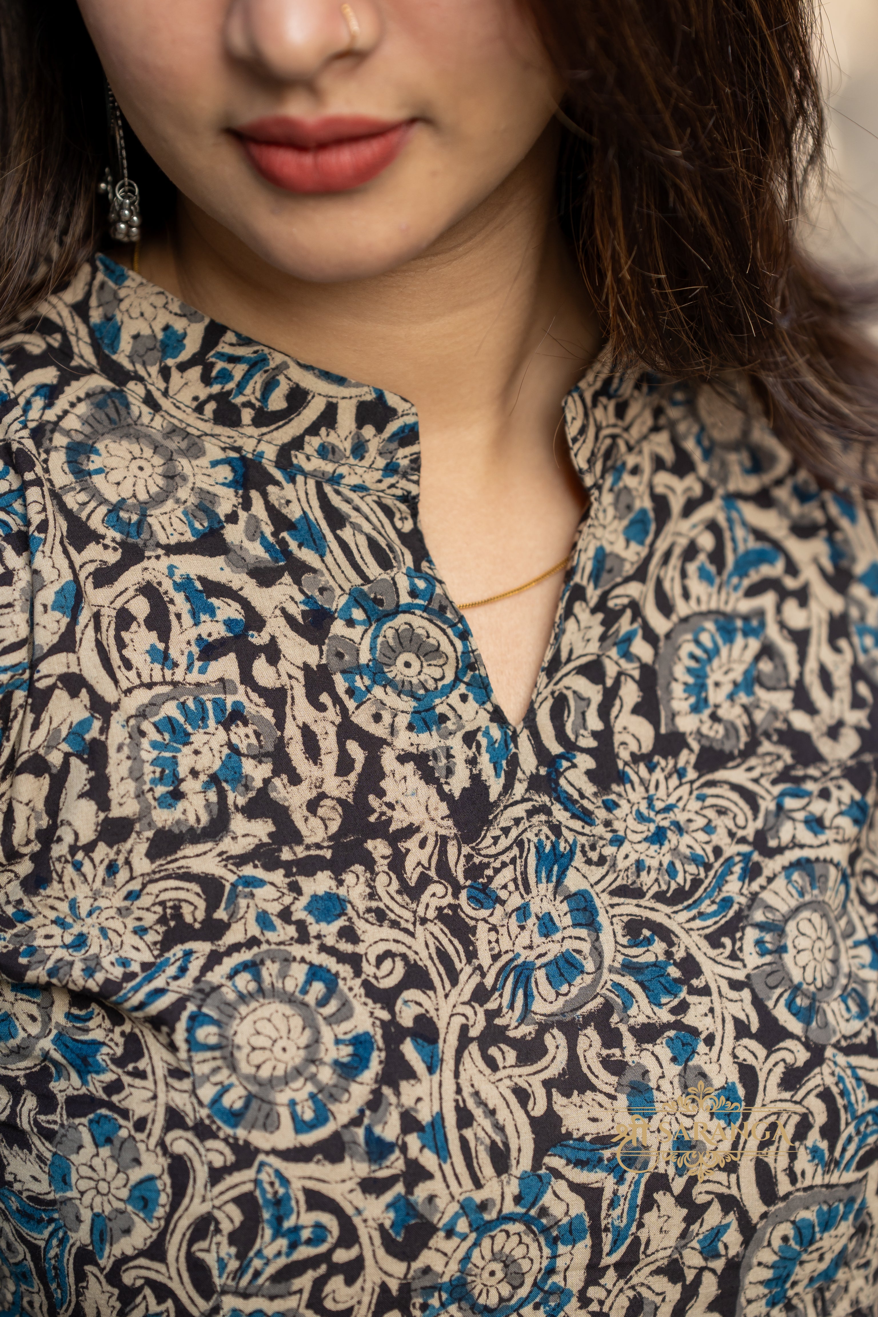 Authentic Kalamkari Tunic Top  – Breathable and Comfortable cotton