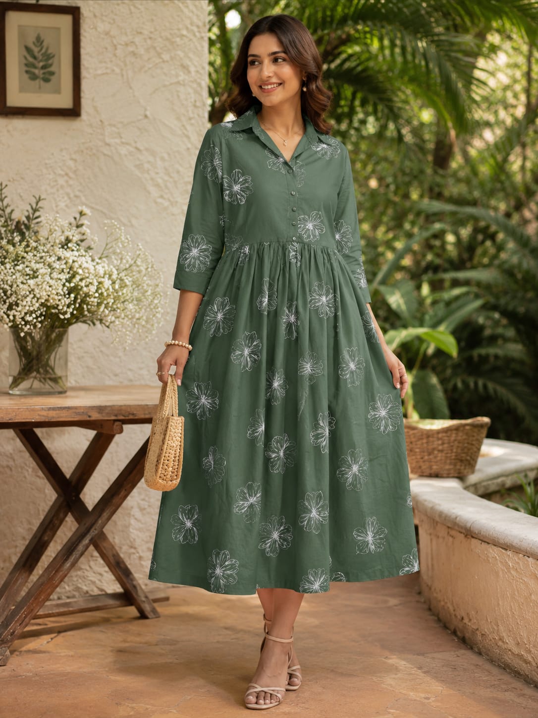 Premium Rayon Shirt Dress - Highly Durable and Breathable