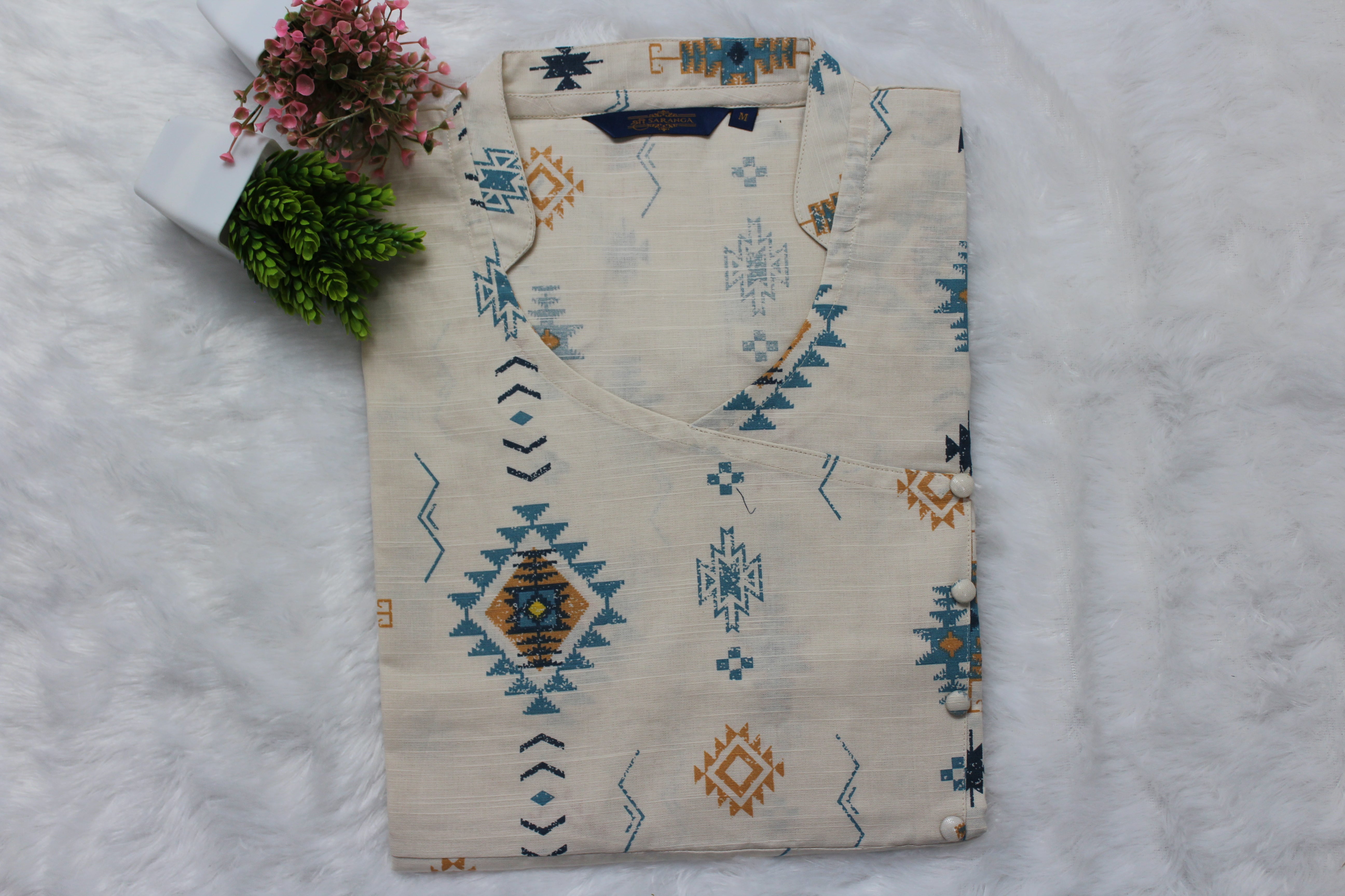 Ivory Grace Premium Rayon Cotton Slit Style Kurti