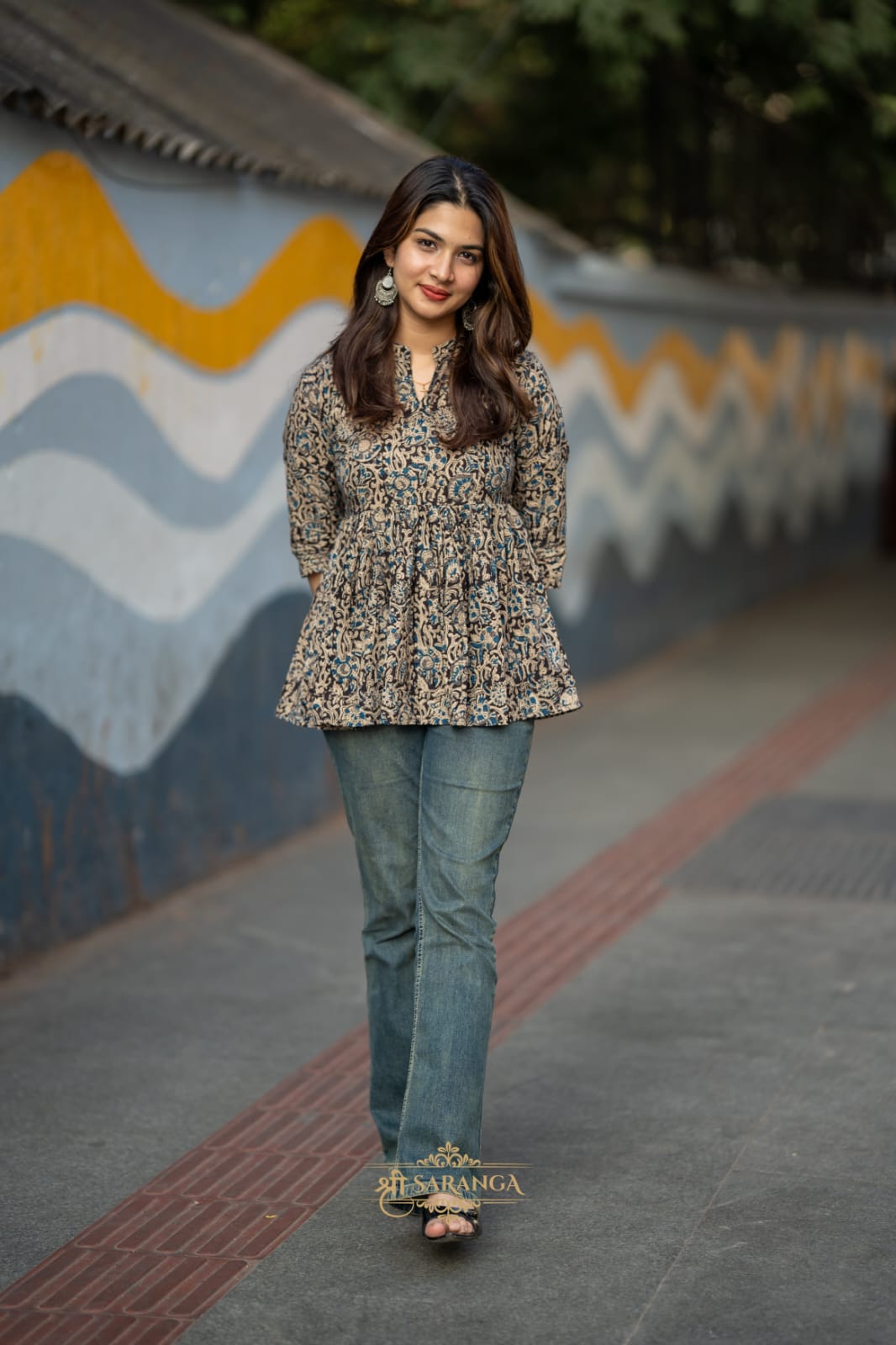 Authentic Kalamkari Tunic Top  – Breathable and Comfortable cotton